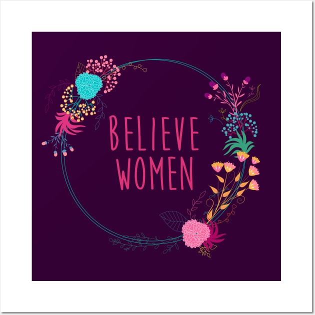 Believe Women Wall Art by midwifesmarket